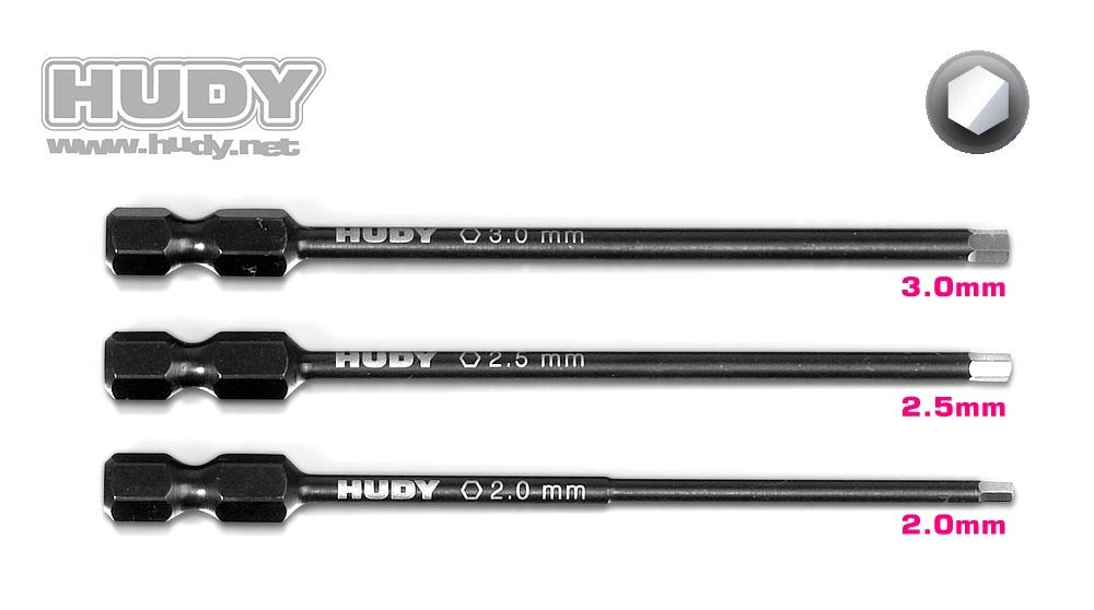 Hudy Embout Power Tool ALLEN 2.5 x 90mm 113071 