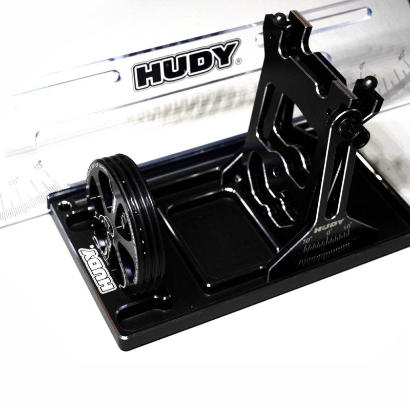 Hudy Plateau Alu avec Support Banc Réglage 1/10 109860