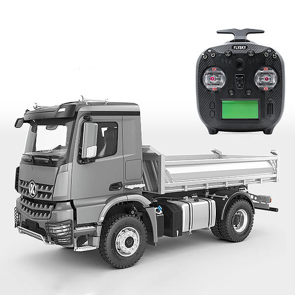 Camion à Benne Radiocommandé 1/16 à L'échelle 11CH - Camion Articulé RC Avec Son Moteur Et Lumières LED - 9
