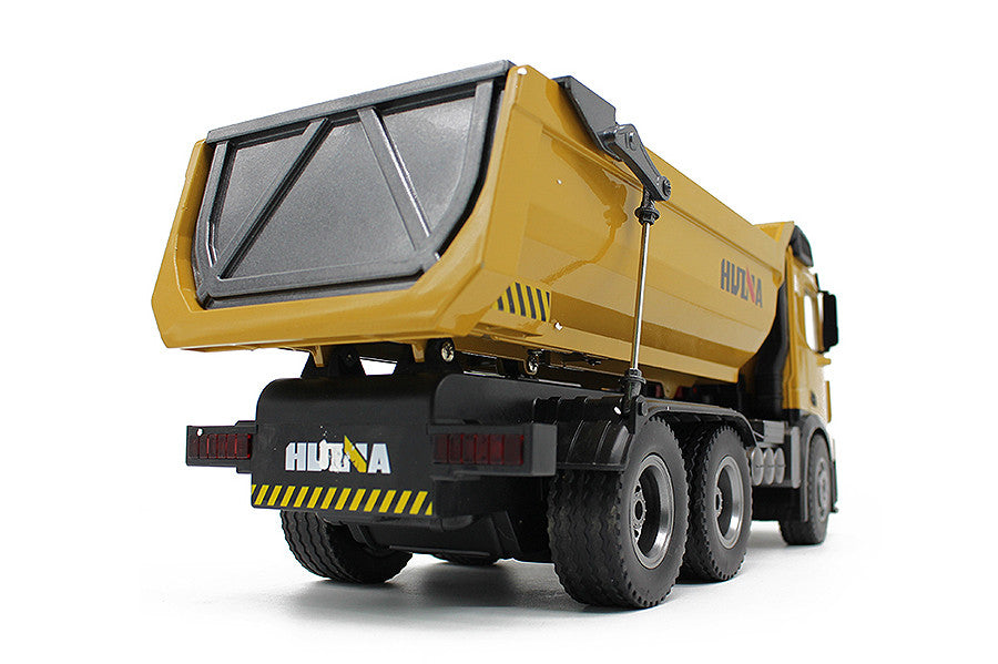 Camion à Benne Radiocommandé 1/16 à L'échelle 11CH - Camion Articulé RC Avec Son Moteur Et Lumières LED - 8