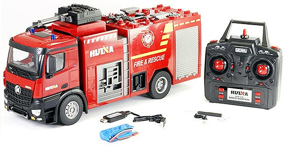 Huina Camion de Pompier Lance à Incendie 1/14 RTR CY1562