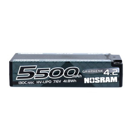 Nosram Lipo Battery Shorty LCG HV Graphene 4.2V 7.6V 5500mAh 130C