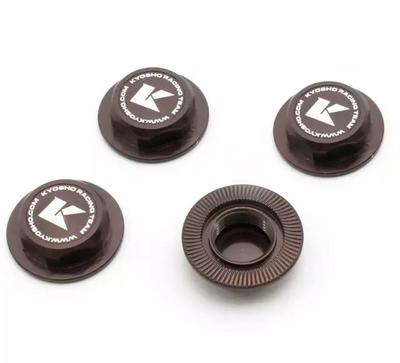 Kyosho Gun Metal wheel nuts (x4) MP11 IFW649GM