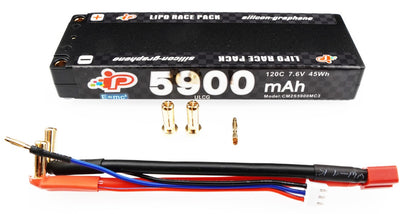 Intellect Lipo battery ULCG Graphene MC3 HV 7.6v 5900mah 120C IP-CM2S5900MC3