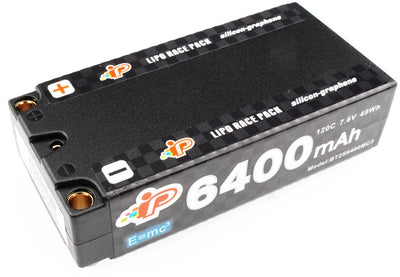 Intellect Shorty Graphene MC3 HV 7.6v 6400mah 120C lipo battery IP-BT2S6400MC3