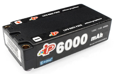 Intellect Bateria lipo Shorty Graphene MC4 HV 7,6 V 6000 mAh 130C IP-BT2S6000MC4