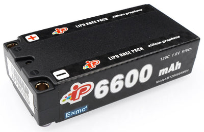 Intellect Bateria lipo Shorty Graphene MC4 HV 7,6 V 6600 mAh 120C IP-BT2S6600MC4