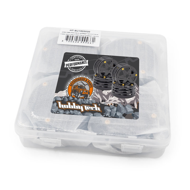Hobbytech Carbonfelgen crawler performance LightWeight 2.2 (x4) HT-SU1802020