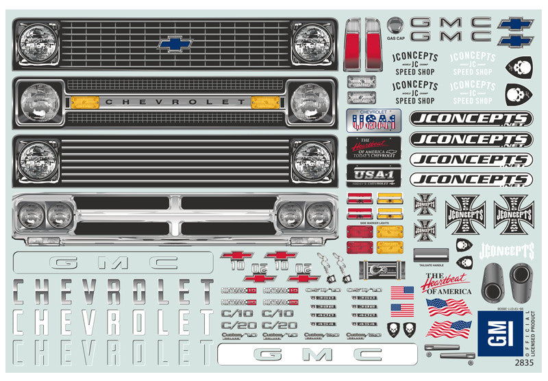 Jconcept Carrosserie Chevy C10 1970 TRX4 0416