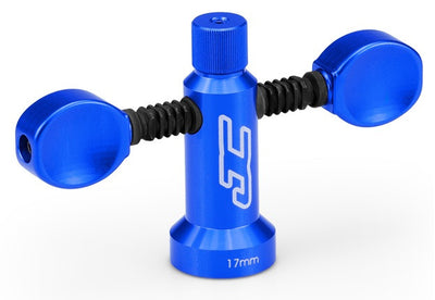 JConcepts Clé de Roue 17mm "T" Magnétique Bleu 2891-1