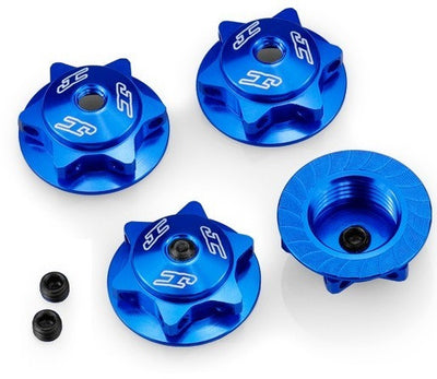 JConcepts Écrous de Roue Lightweight Aimantable 1/8 Bleu (x4) 2890-1