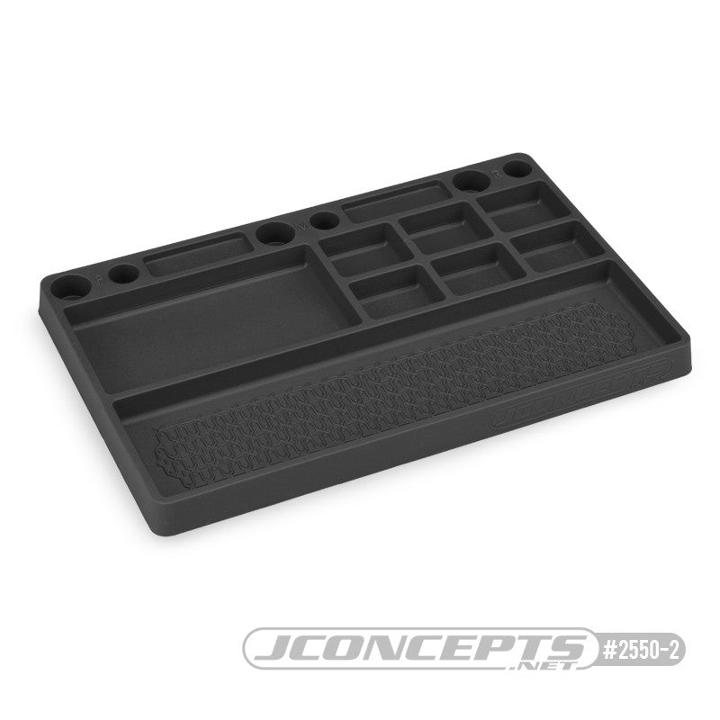 JConcepts Plateau de Rangement caoutchouc Bleu 2550-1