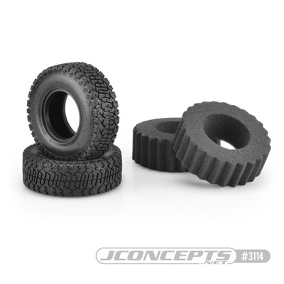 JConcepts Pneus Bounty Hunters 1.9" Green (x2) 3114-02