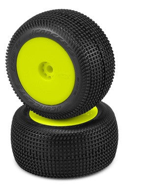 Jconcepts Pneus + Jante Arrière Jaune Losi Mini-T 2.0 3102-2291