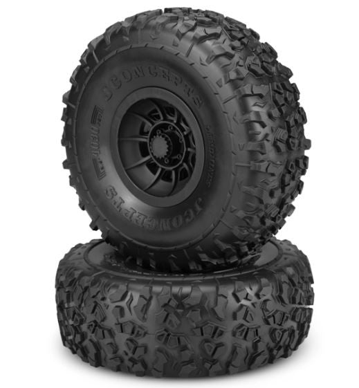 JConcepts Pneus Landmines 2.9 + Jantes Hazard (x2) Axial SCX6 4030-3294