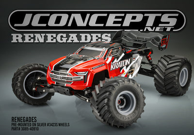 JConcepts Pneus Renagades + Jantes 3.8 (x2) 3085-40910