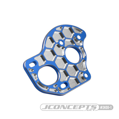 Jconcepts Support Moteur Aluminium Laydown Bleu B6.1 2408-1