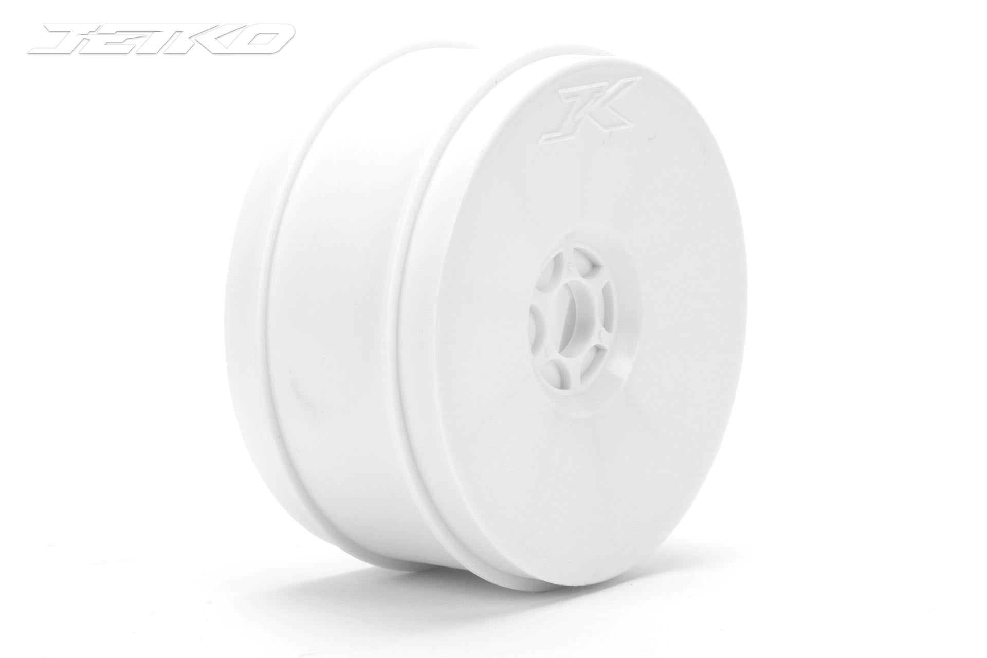 Jetko Pneus Sting + Jantes Blanches Buggy 1/8 (x2)