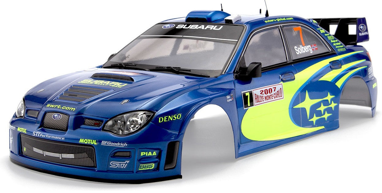 Killer Body Carrosserie Subaru Impreza WRC 2007 Peinte 195mm KB48762