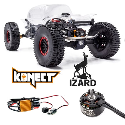 HobbyTech Crawler CRX2 MADPERF Serie Limitata 25 Anni KIT + Combo Izard 8.MADPERF-25A-CB1