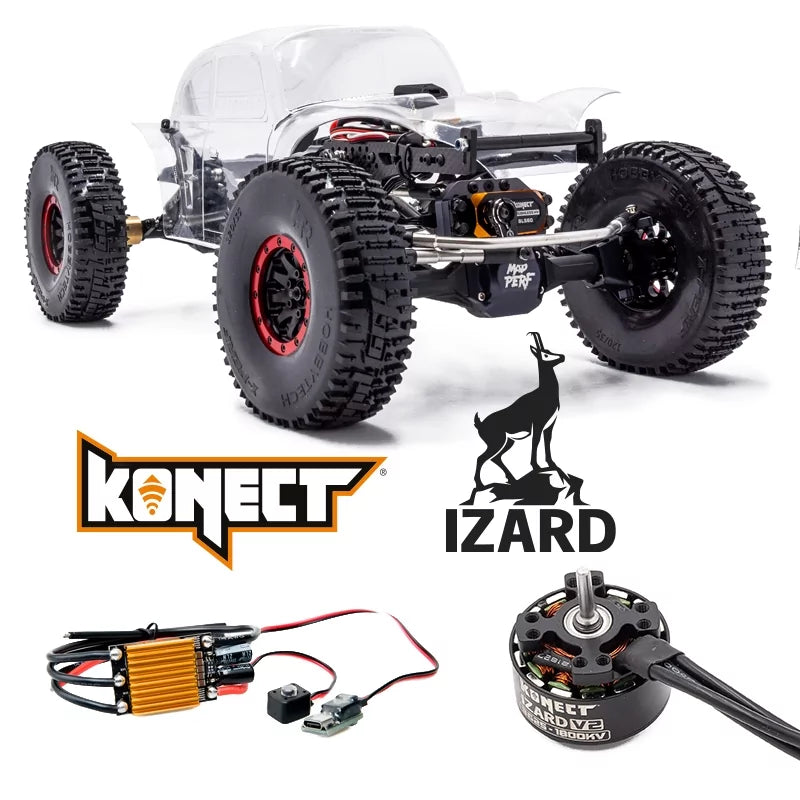 HobbyTech Crawler CRX2 MADPERF Série Limitée 25 Ans KIT + Combo Izard 8.MADPERF-25A-CB1