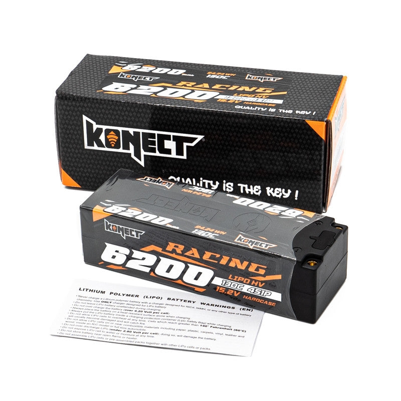 Konect Lipo 15.2v 6200mah 130C HV 4S1P