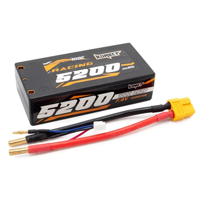 Konect Lipo Shorty 7.4v 5200mah 100C 2S2P KN-LP.RT-2S5200-ST