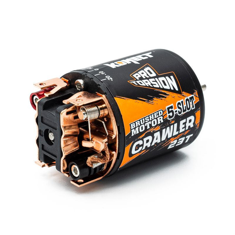 Konect Moteur charbons Pro Torsion type 540 Crawler 5 Slots 16T 1900Kv