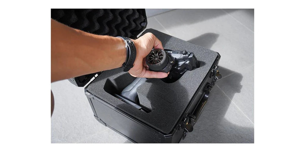 Sanwa Radio M17S + RX493i + Lipo + Case Koswork Aluminum