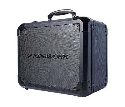 Koswork Maleta de aluminio V2 para equipos de radio Sanwa M17 KOS32302-M17