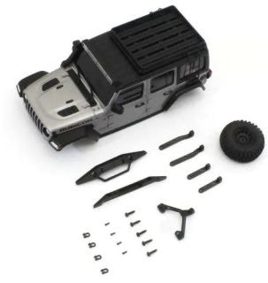 Kyosho Carrosserie Jeep Wrangler Rubicon Gris MX01 4x4 MXB08S