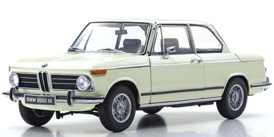 Kyosho Diecast BMW 2002 Tii 1972 Blanche 1/18 KS08543W