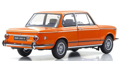 Kyosho Diecast BMW 2002 Tii 1972 Orange 1/18 KS08543P
