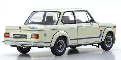 Kyosho Diecast BMW 2002 Turbo 1974 Blanche 1/18 KS08544W