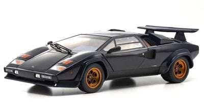 Kyosho Diecast Lamborghini Countach LP500S Walter Wolf 1982 Dark Blue 1/18 KS08320D