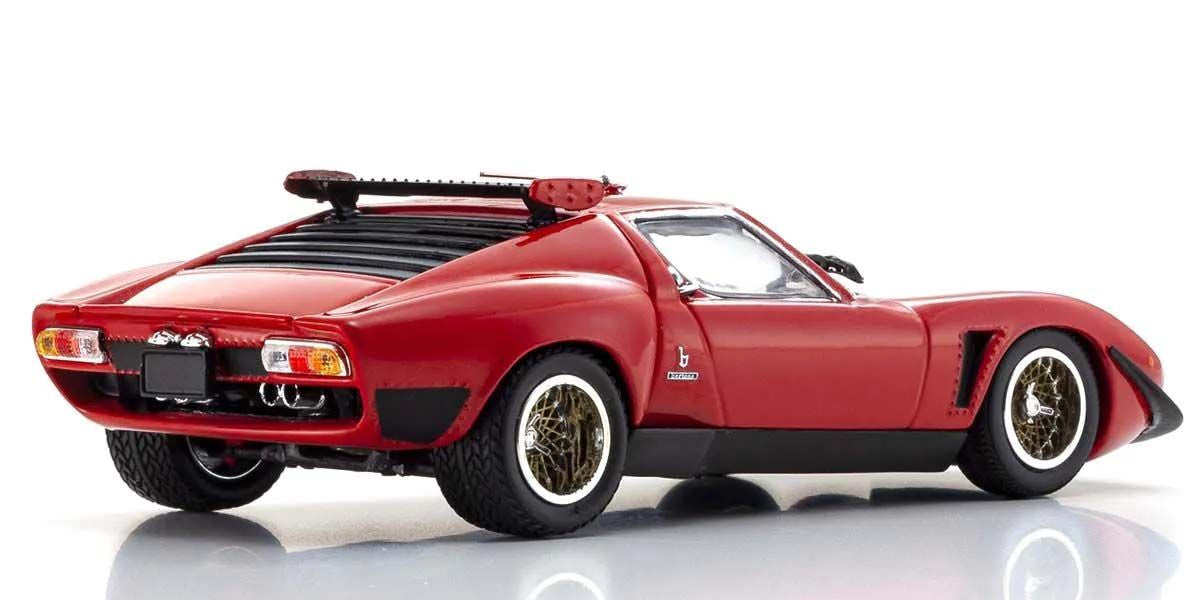 Kyosho Diecast Lamborghini Miura SVR 1970 Red1/43 KS03203R