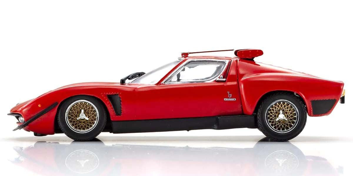 Kyosho Diecast Lamborghini Miura SVR 1970 Red1/43 KS03203R