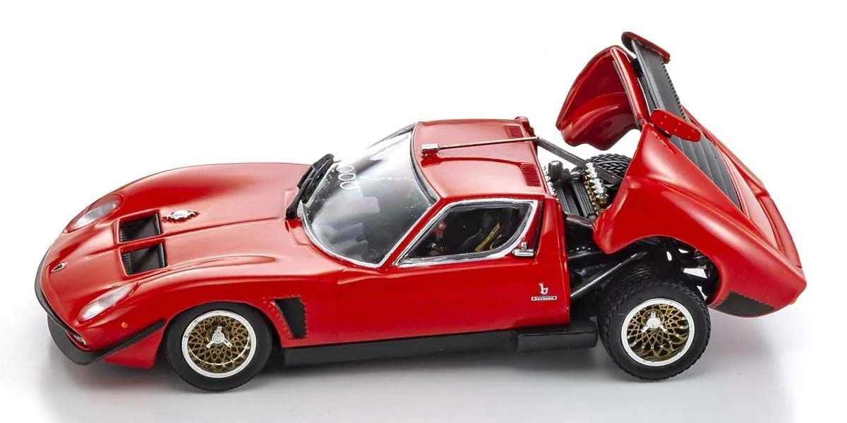 Kyosho Diecast Lamborghini Miura SVR 1970 Red1/43 KS03203R