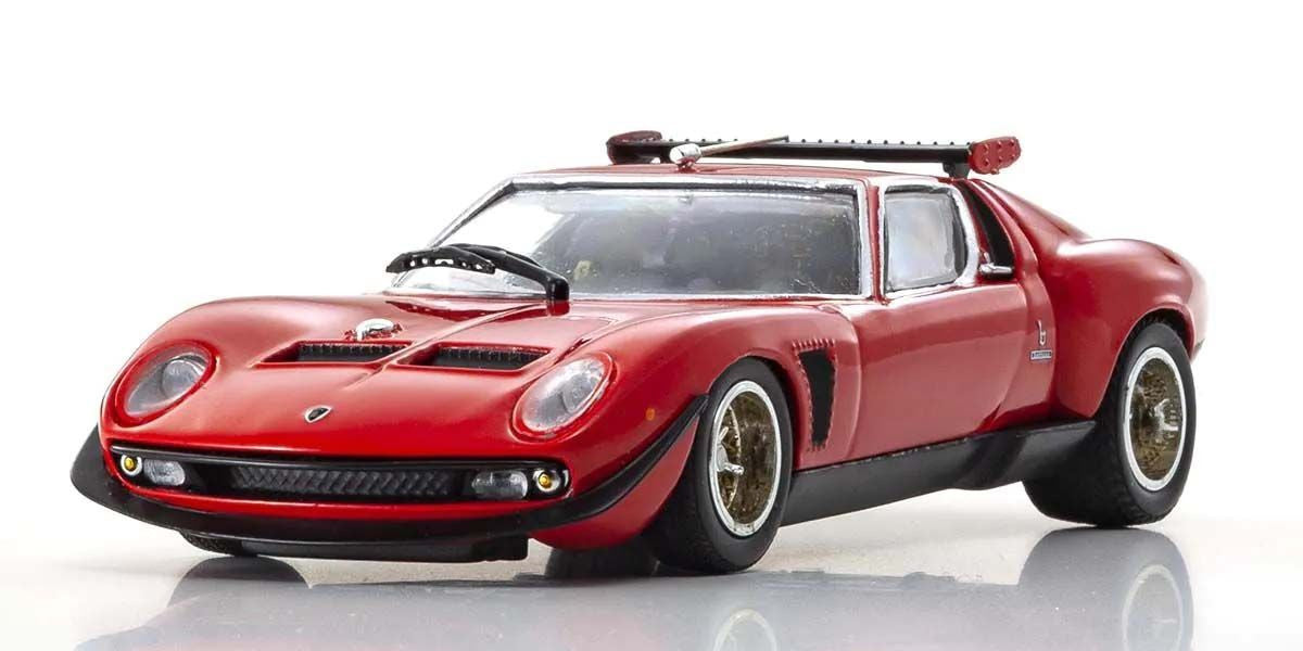 Kyosho Diecast Lamborghini Miura SVR 1970 Red1/43 KS03203R
