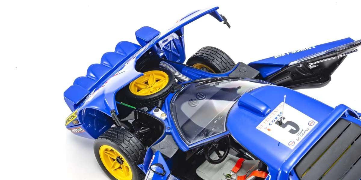 Kyosho Diecast Lancia Stratos HF B.Darniche Tour de Corse 1976 Nr.5 1/