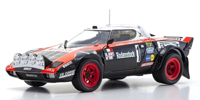 Kyosho Diecast Lancia Stratos HF Pirelli W.Rohrl Hunsruck 1978 Nr.1 1/18 KS08130D