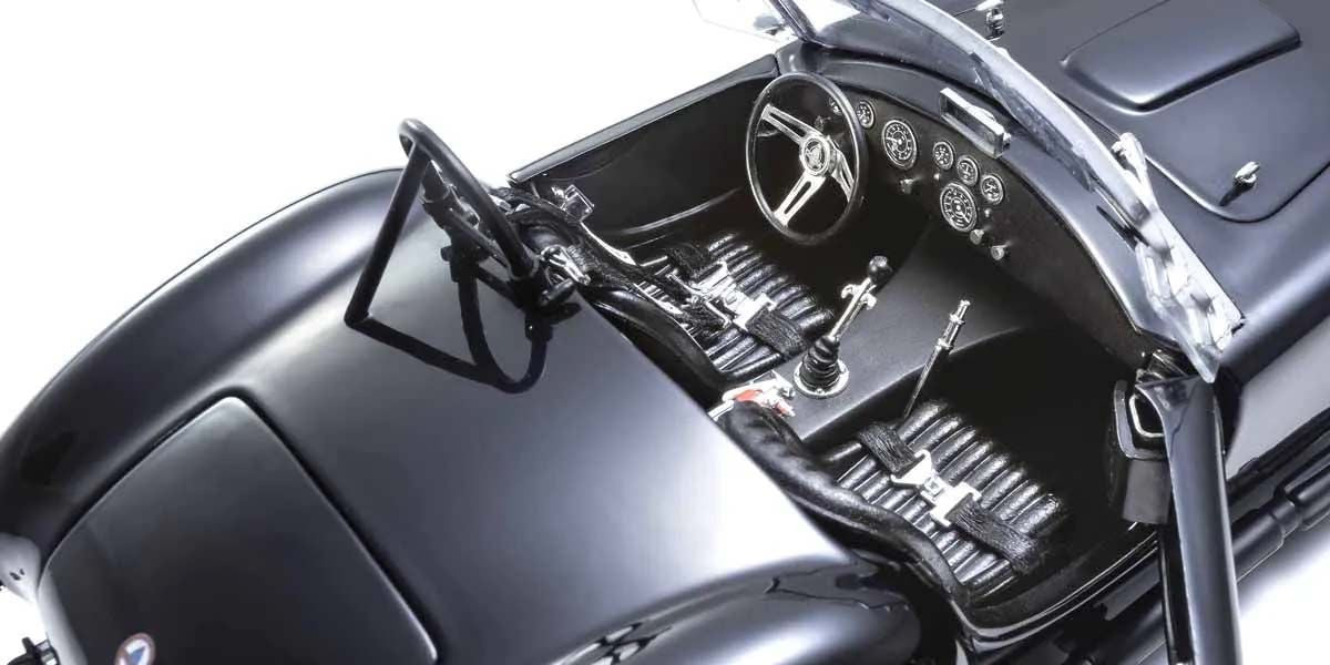 Kyosho Diecast Shelby Cobra 427 S/C Spider 1962 Noire 1/18 KS08047BK