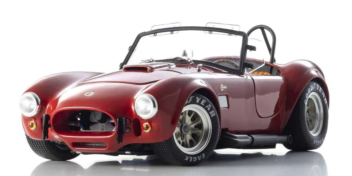 Kyosho Diecast Shelby Cobra 427 S/C Spider 1962 Rouge 1/18 KS08047R