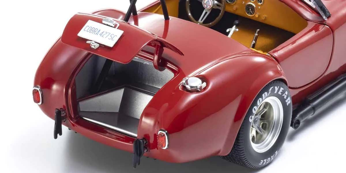 Kyosho Diecast Shelby Cobra 427 S/C Spider 1962 Rouge 1/18 KS08047R