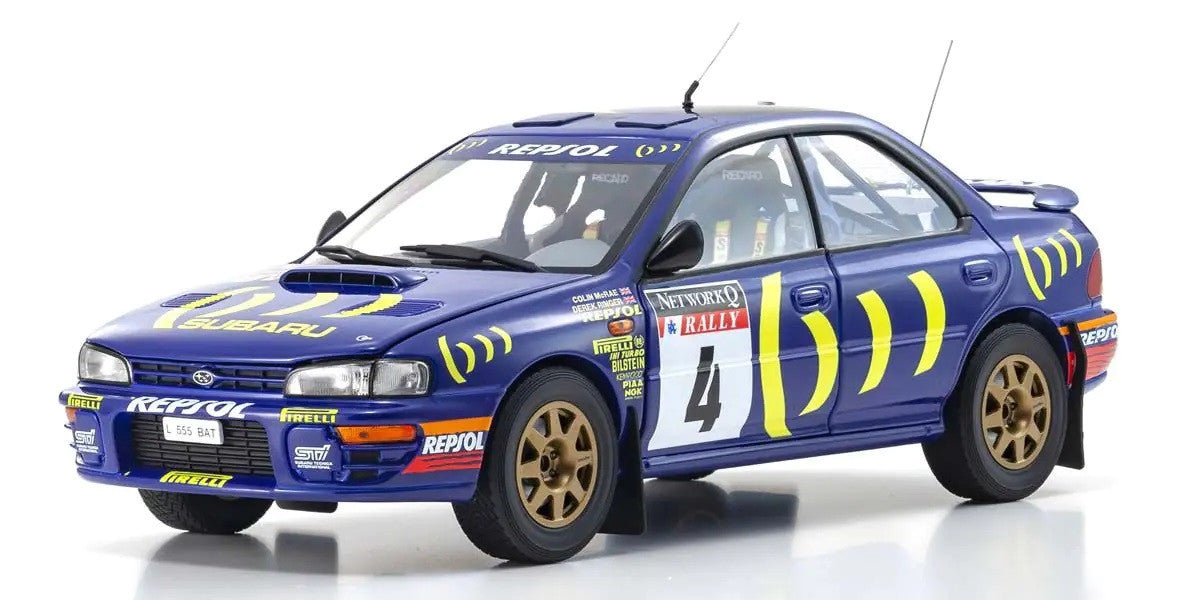 Kyosho Diecast Subaru Impreza 1994 RAC 1/18 KS08962A