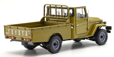 Kyosho Diecast Toyota Land Cruiser 40 Pick Up 1980 Olive 1/18 KS08958K