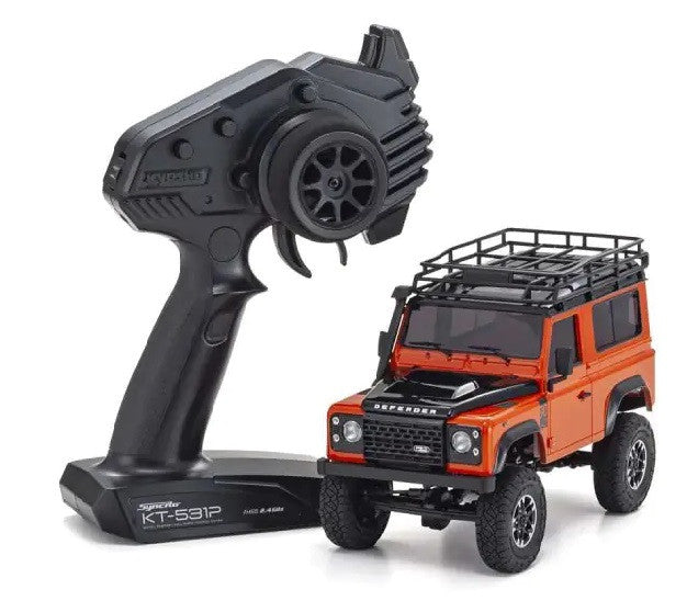 Kyosho Mini-Z 4X4 MX-01 Land-Rover Defender 90 Adventure Orange RTR 32