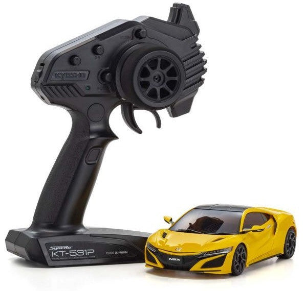 Kyosho Mini-Z RWD Honda NSX Jaune + KT531P RTR 32322Y