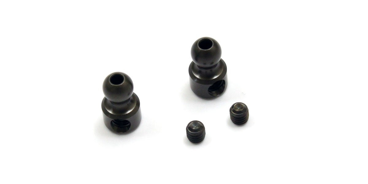 Kyosho Rotules de barre anti-roulis gun métal (x2) LA237GM