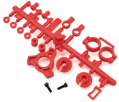 Kyosho Set plastiques rouge pour amortisseurs Optima OT210RB